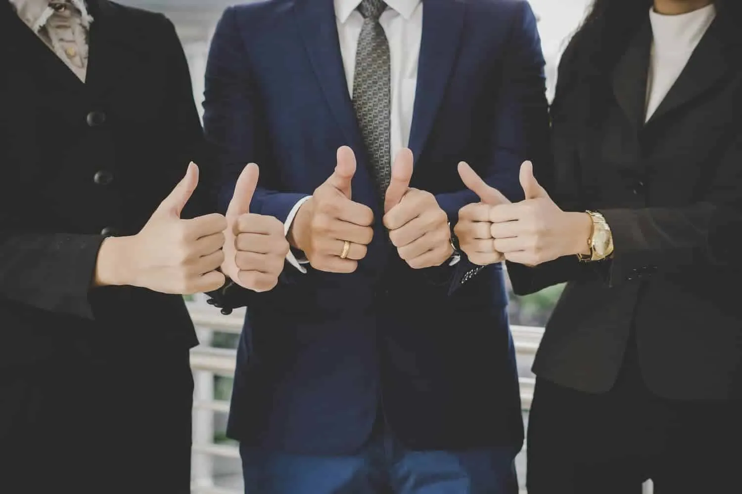 Business Man Thumbs Up