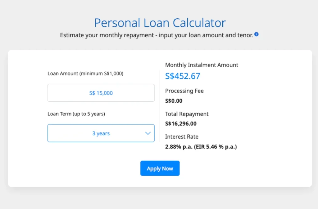 traditional bank personal loan